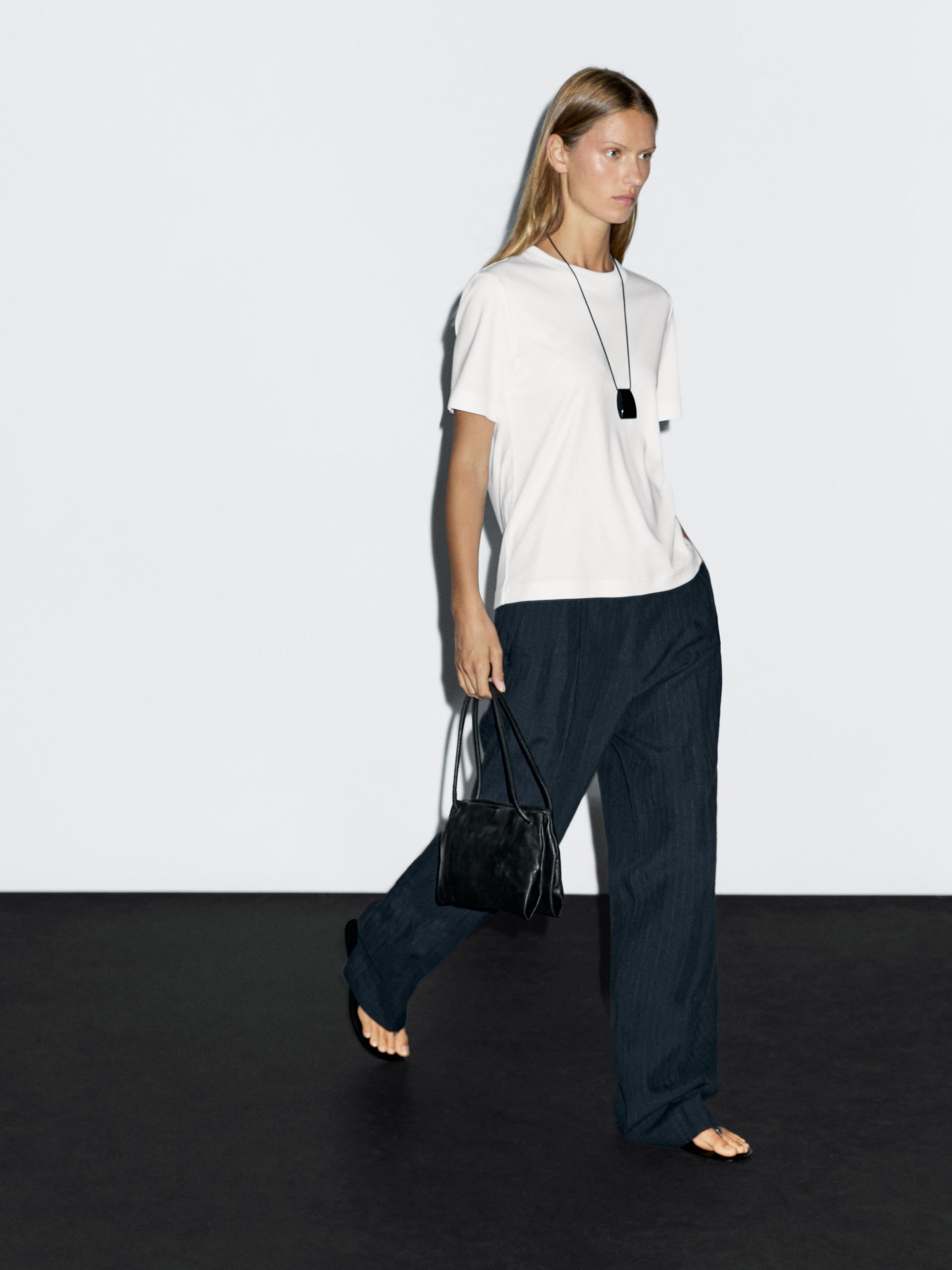 White T-Shirt view 3